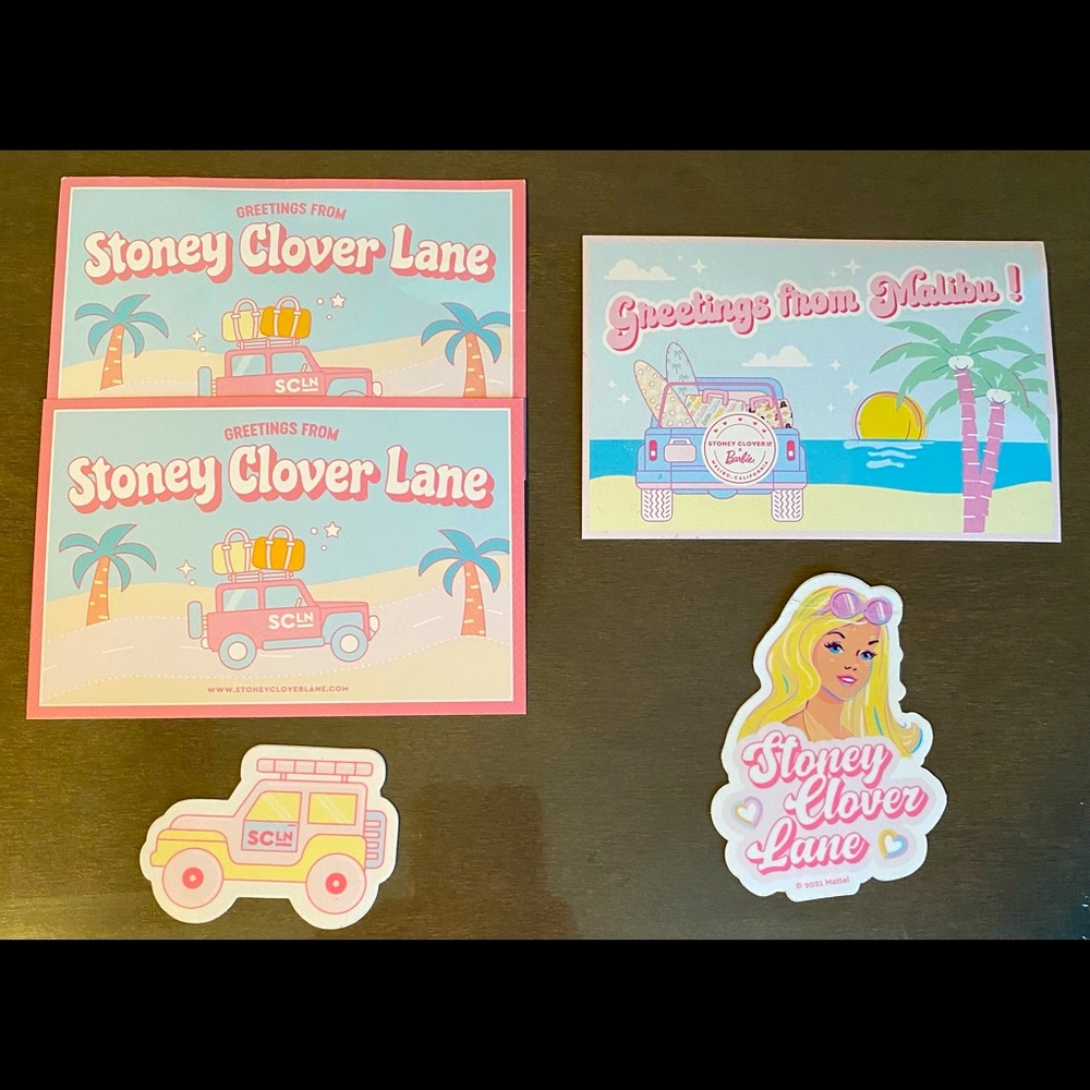 Stoney Clover Lane Postcard and Stickers